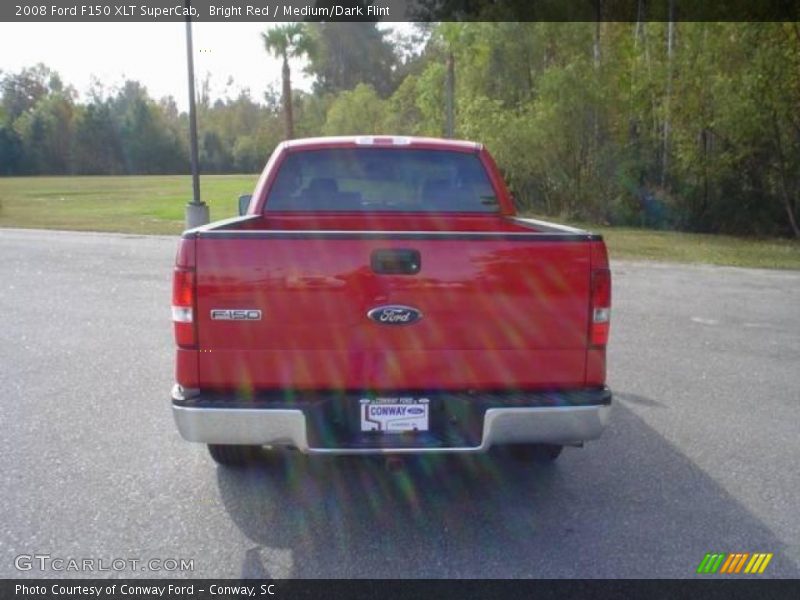 Bright Red / Medium/Dark Flint 2008 Ford F150 XLT SuperCab