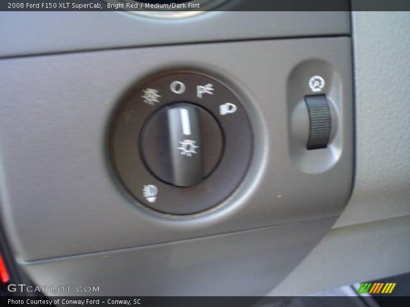 Bright Red / Medium/Dark Flint 2008 Ford F150 XLT SuperCab