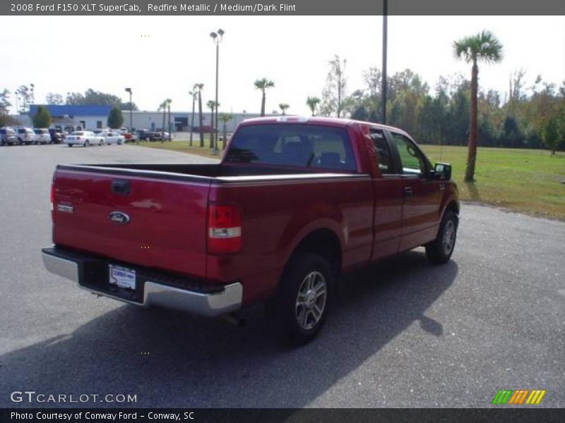 Redfire Metallic / Medium/Dark Flint 2008 Ford F150 XLT SuperCab