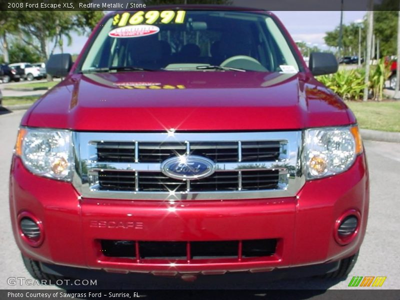 Redfire Metallic / Stone 2008 Ford Escape XLS