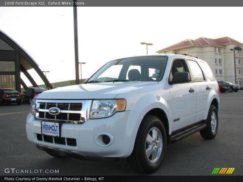 Oxford White / Stone 2008 Ford Escape XLS