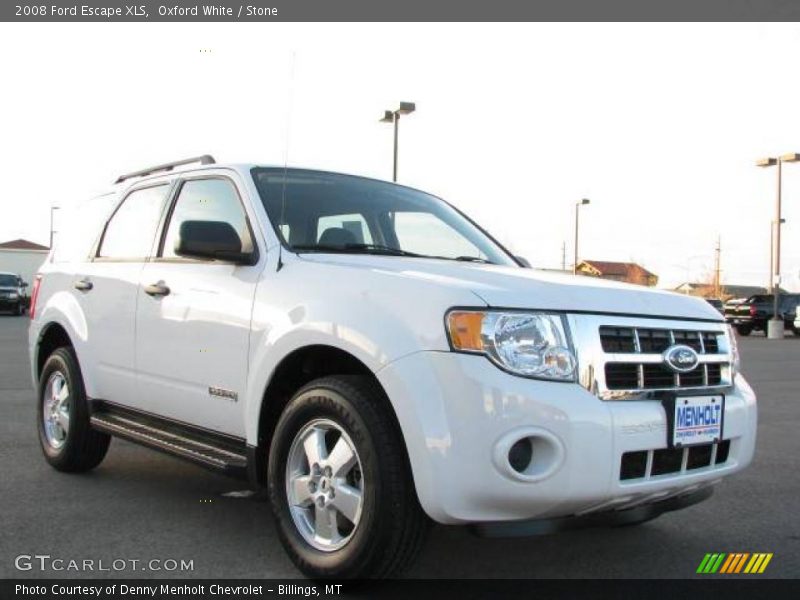 Oxford White / Stone 2008 Ford Escape XLS