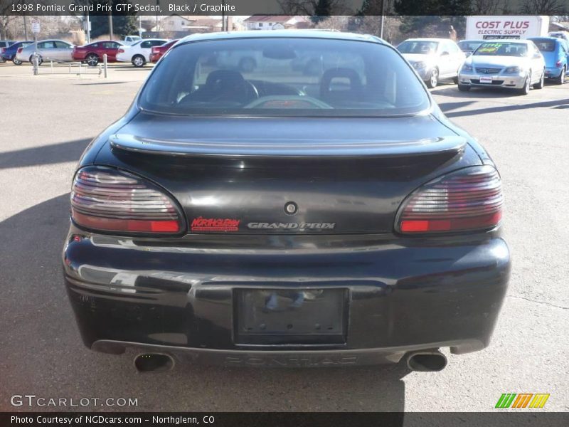 Black / Graphite 1998 Pontiac Grand Prix GTP Sedan