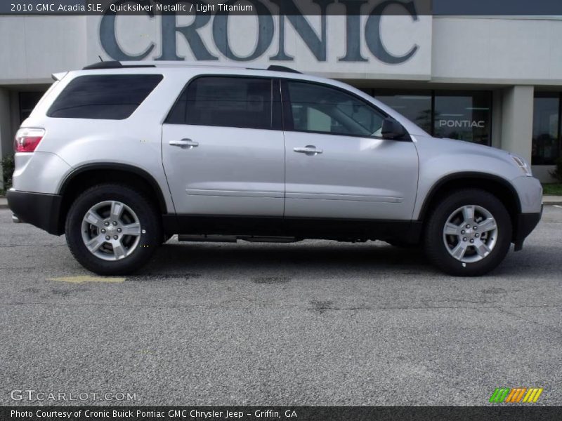 Quicksilver Metallic / Light Titanium 2010 GMC Acadia SLE