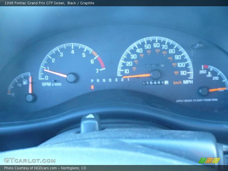 Black / Graphite 1998 Pontiac Grand Prix GTP Sedan