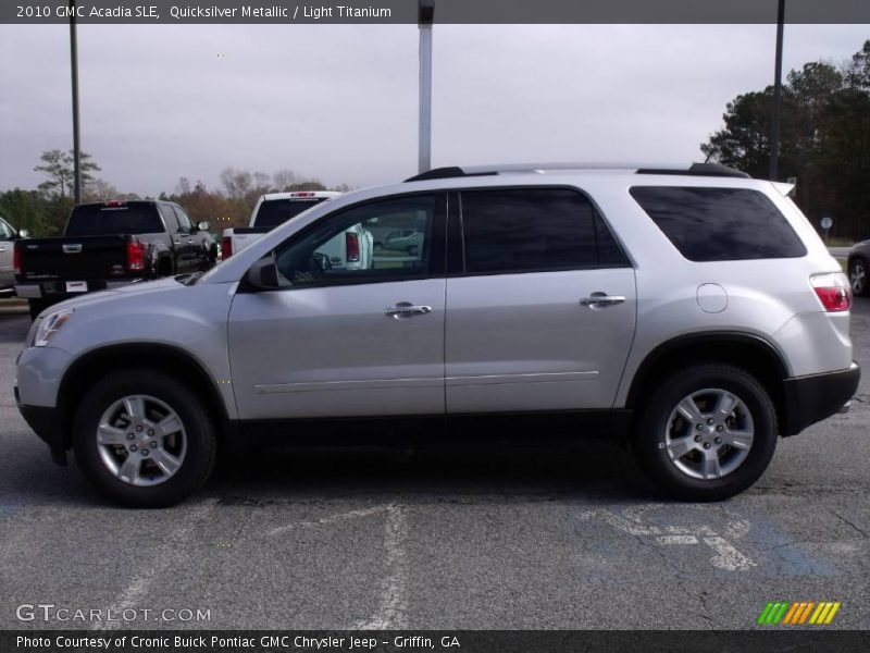 Quicksilver Metallic / Light Titanium 2010 GMC Acadia SLE