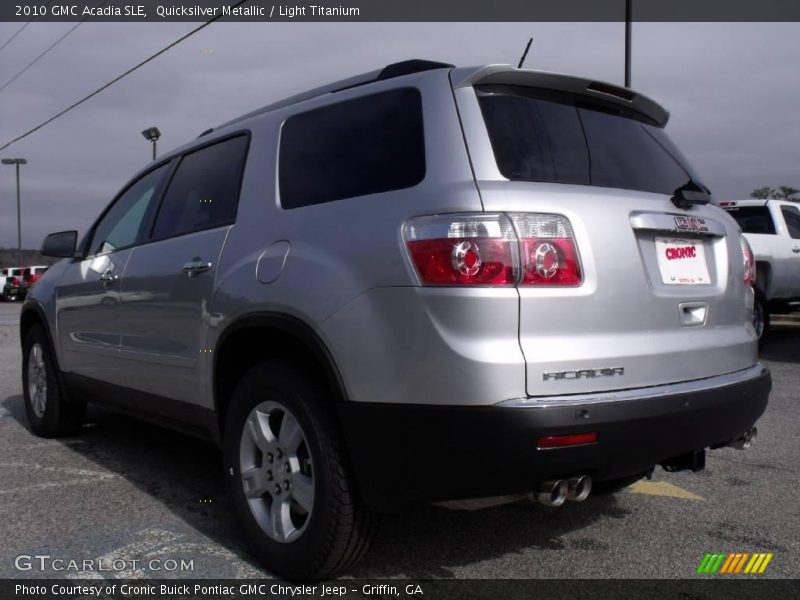 Quicksilver Metallic / Light Titanium 2010 GMC Acadia SLE