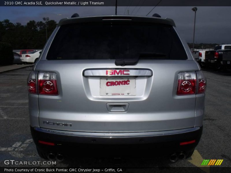 Quicksilver Metallic / Light Titanium 2010 GMC Acadia SLE