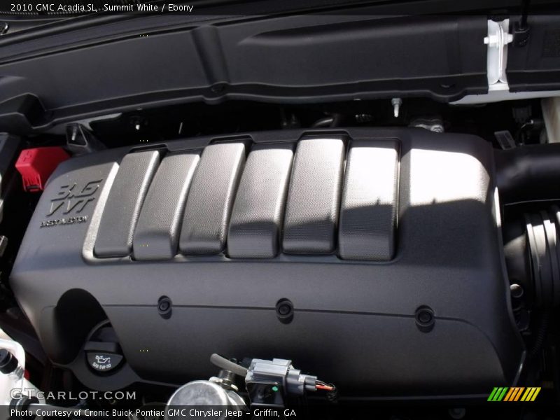 Summit White / Ebony 2010 GMC Acadia SL