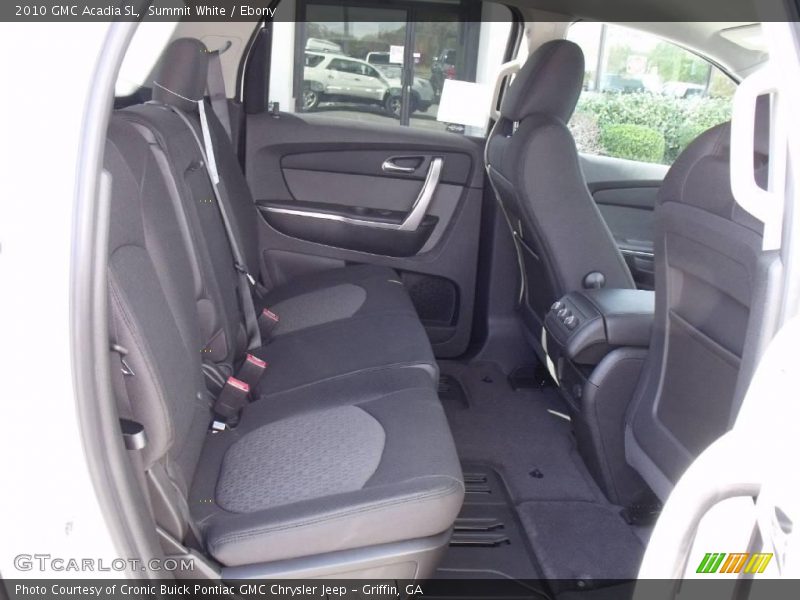 Summit White / Ebony 2010 GMC Acadia SL