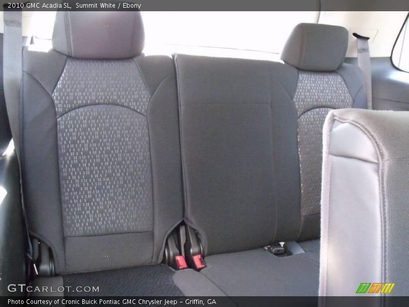 Summit White / Ebony 2010 GMC Acadia SL