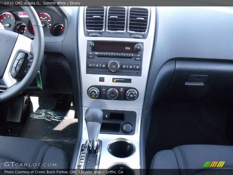 Summit White / Ebony 2010 GMC Acadia SL