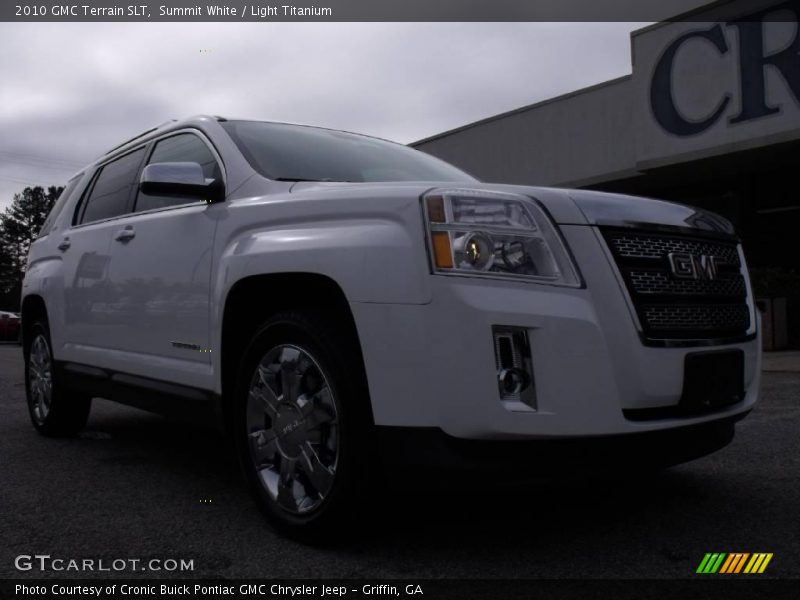 Summit White / Light Titanium 2010 GMC Terrain SLT