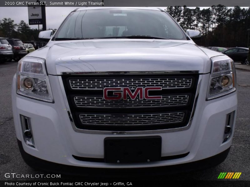 Summit White / Light Titanium 2010 GMC Terrain SLT
