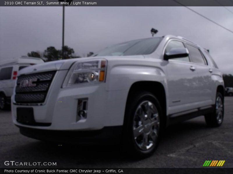 Summit White / Light Titanium 2010 GMC Terrain SLT