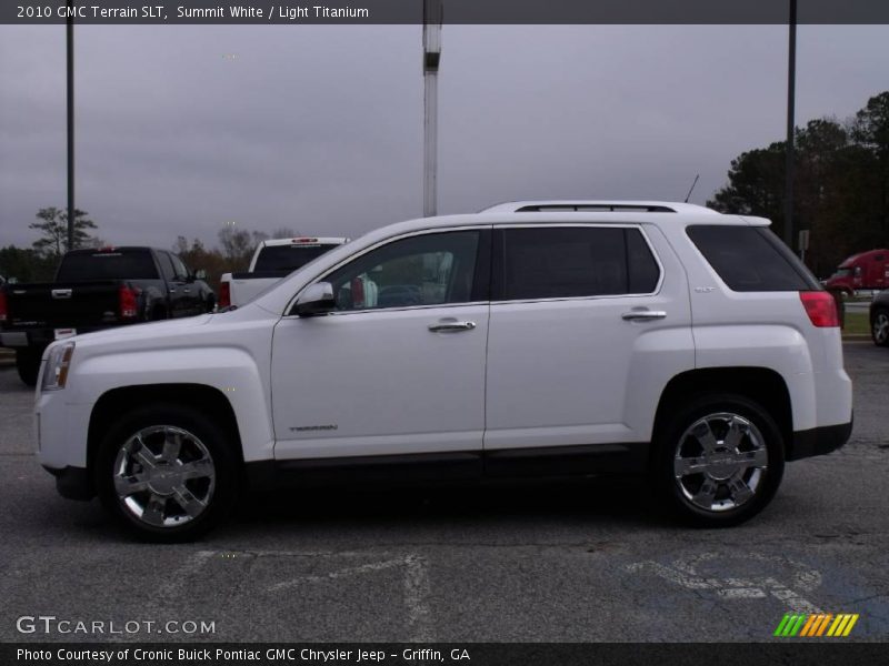 Summit White / Light Titanium 2010 GMC Terrain SLT
