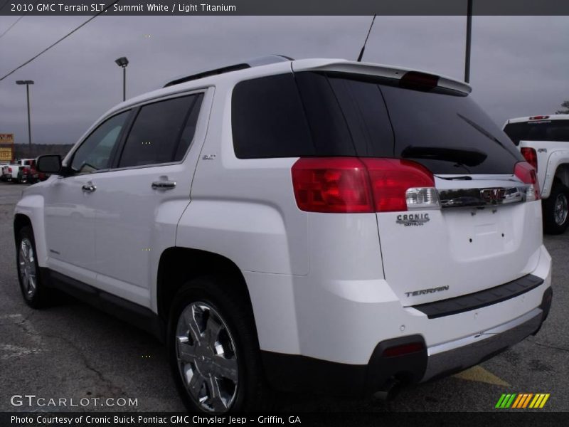 Summit White / Light Titanium 2010 GMC Terrain SLT