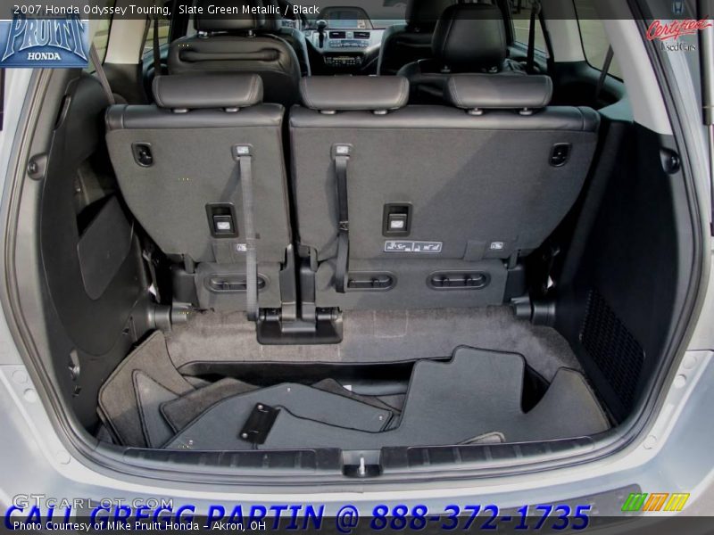 Slate Green Metallic / Black 2007 Honda Odyssey Touring