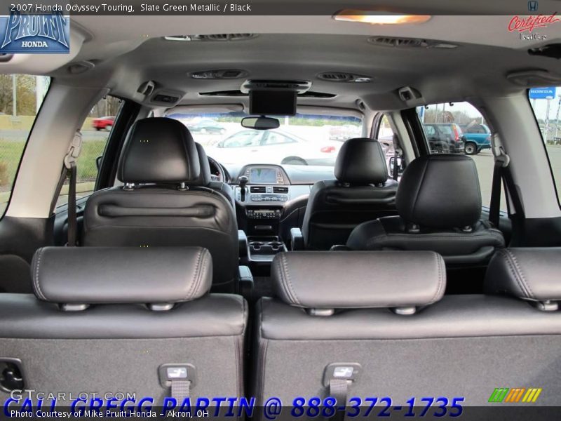 Slate Green Metallic / Black 2007 Honda Odyssey Touring