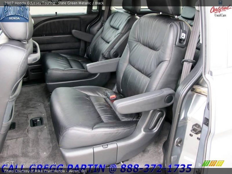 Slate Green Metallic / Black 2007 Honda Odyssey Touring