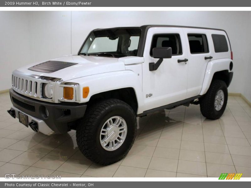 Birch White / Ebony/Pewter 2009 Hummer H3