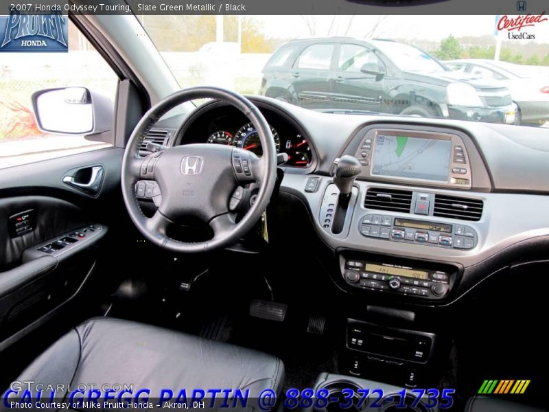 Slate Green Metallic / Black 2007 Honda Odyssey Touring