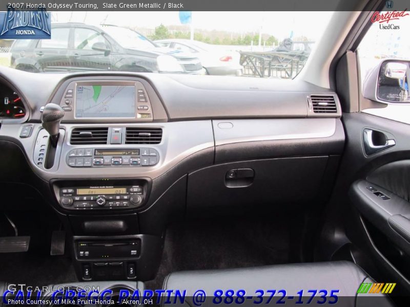 Slate Green Metallic / Black 2007 Honda Odyssey Touring