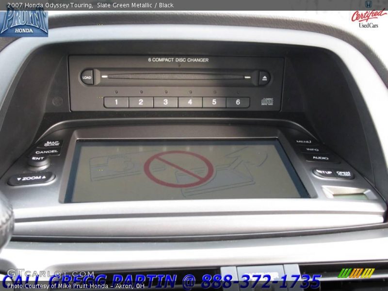 Slate Green Metallic / Black 2007 Honda Odyssey Touring