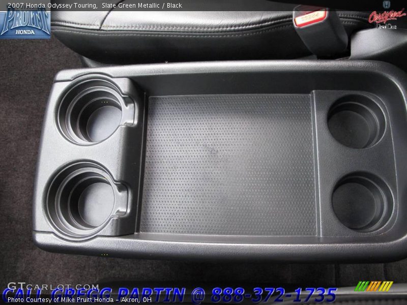 Slate Green Metallic / Black 2007 Honda Odyssey Touring