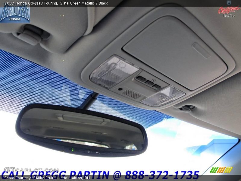 Slate Green Metallic / Black 2007 Honda Odyssey Touring