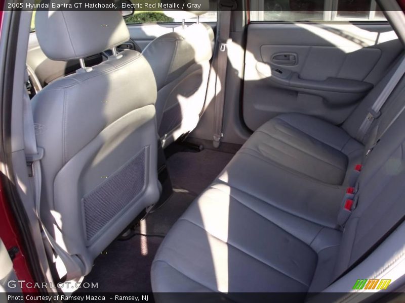 Electric Red Metallic / Gray 2005 Hyundai Elantra GT Hatchback