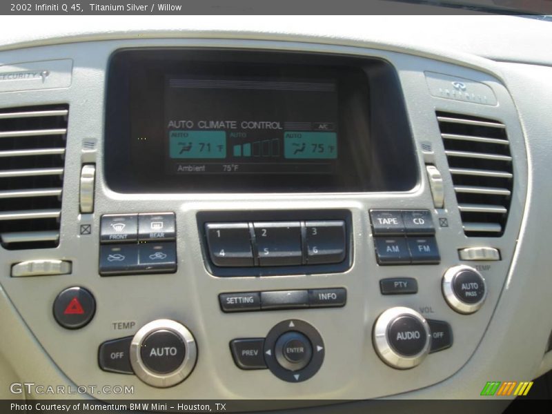 Titanium Silver / Willow 2002 Infiniti Q 45