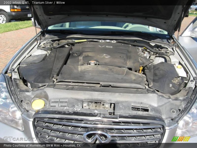 Titanium Silver / Willow 2002 Infiniti Q 45