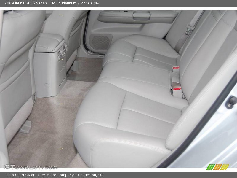 Liquid Platinum / Stone Gray 2009 Infiniti M 35 Sedan