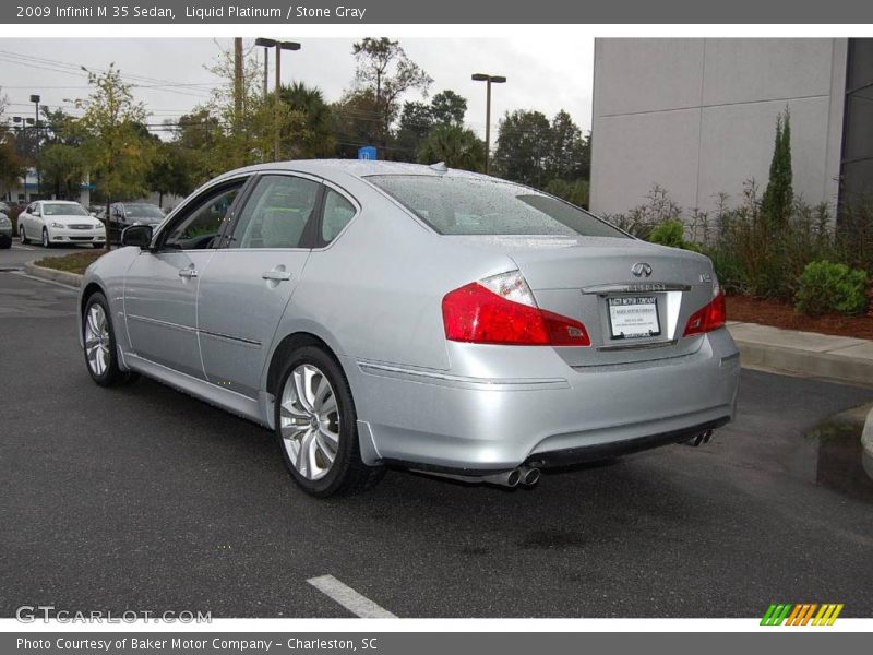 Liquid Platinum / Stone Gray 2009 Infiniti M 35 Sedan