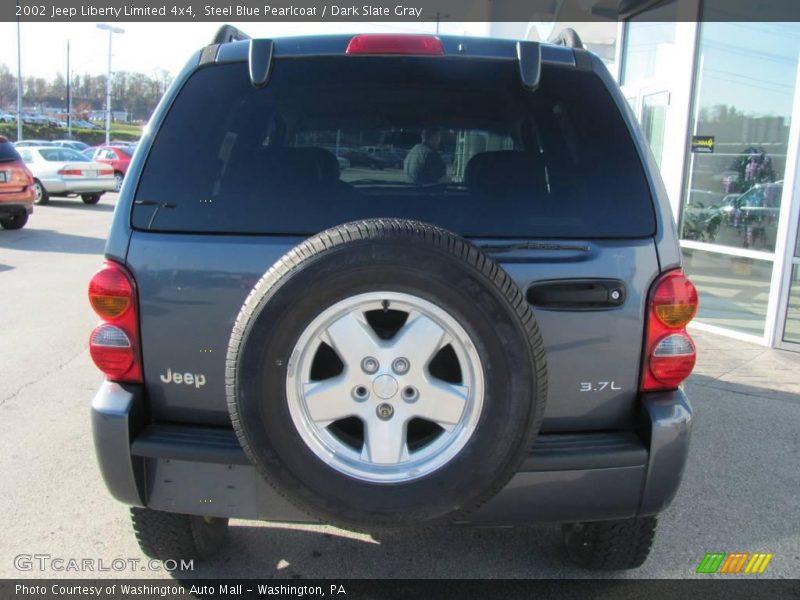 Steel Blue Pearlcoat / Dark Slate Gray 2002 Jeep Liberty Limited 4x4