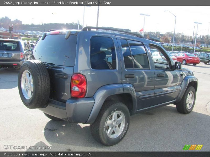 Steel Blue Pearlcoat / Dark Slate Gray 2002 Jeep Liberty Limited 4x4