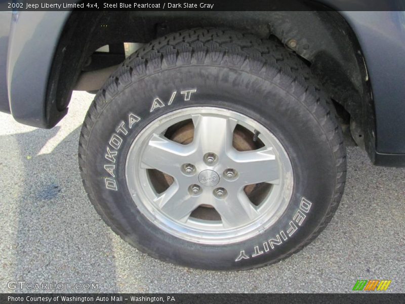 Steel Blue Pearlcoat / Dark Slate Gray 2002 Jeep Liberty Limited 4x4