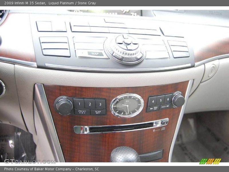Liquid Platinum / Stone Gray 2009 Infiniti M 35 Sedan