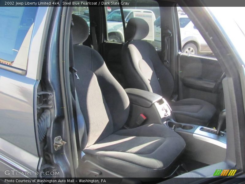 Steel Blue Pearlcoat / Dark Slate Gray 2002 Jeep Liberty Limited 4x4