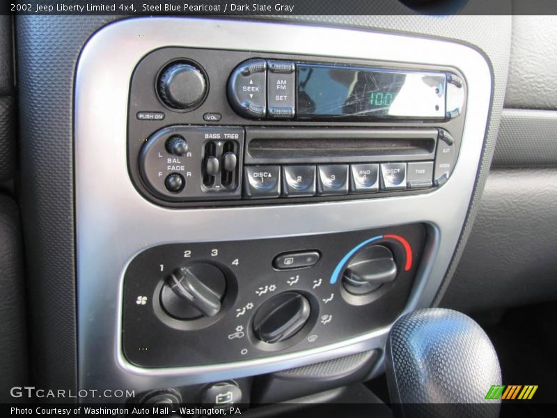 Steel Blue Pearlcoat / Dark Slate Gray 2002 Jeep Liberty Limited 4x4