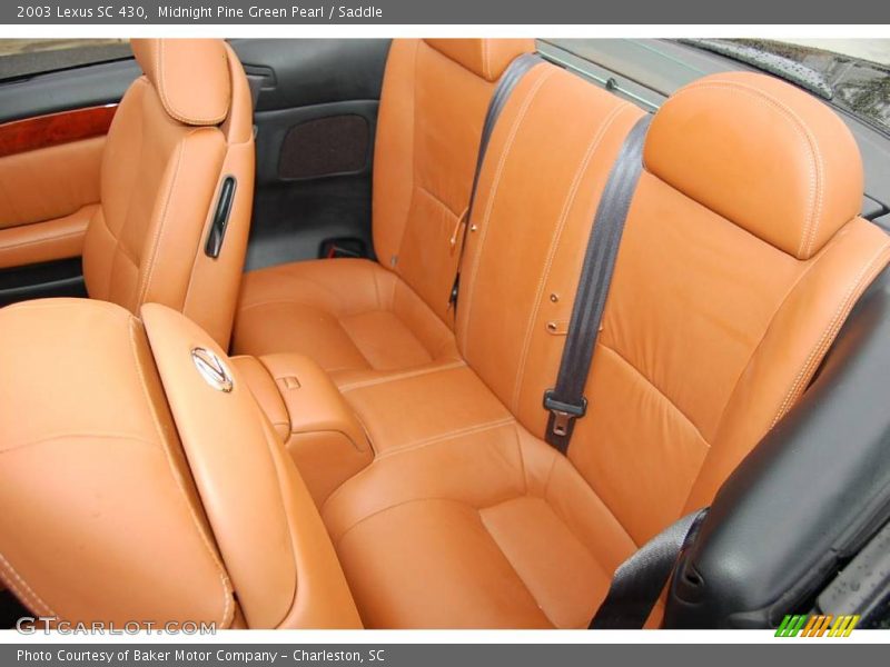 Midnight Pine Green Pearl / Saddle 2003 Lexus SC 430