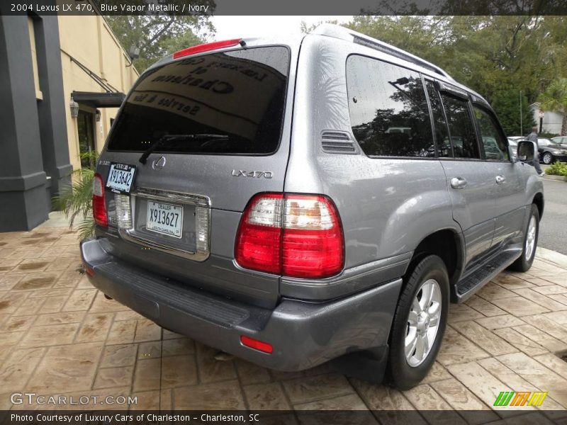 Blue Vapor Metallic / Ivory 2004 Lexus LX 470
