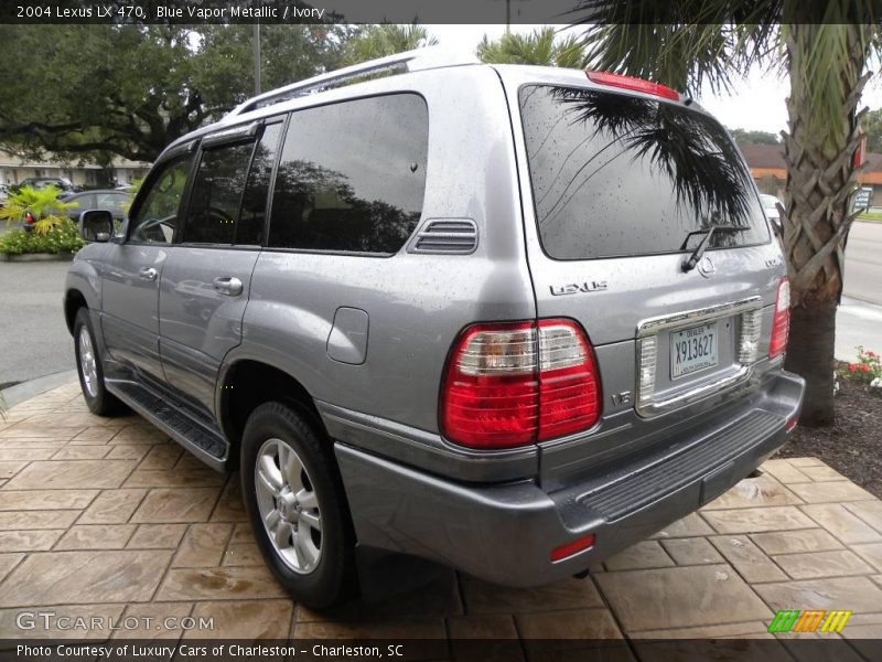 Blue Vapor Metallic / Ivory 2004 Lexus LX 470