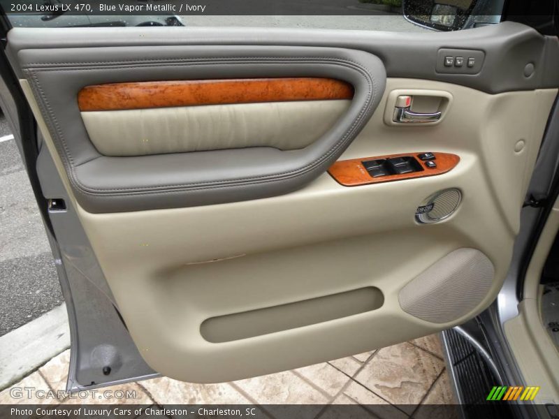 Blue Vapor Metallic / Ivory 2004 Lexus LX 470