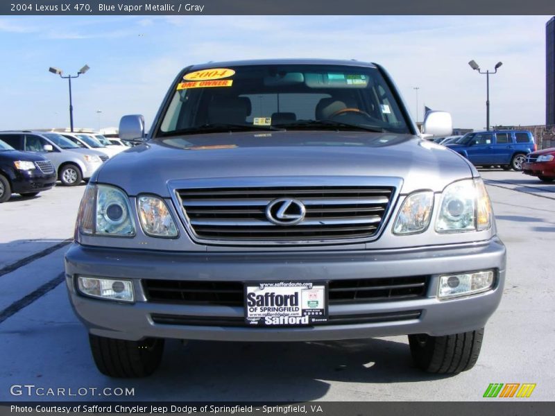 Blue Vapor Metallic / Gray 2004 Lexus LX 470