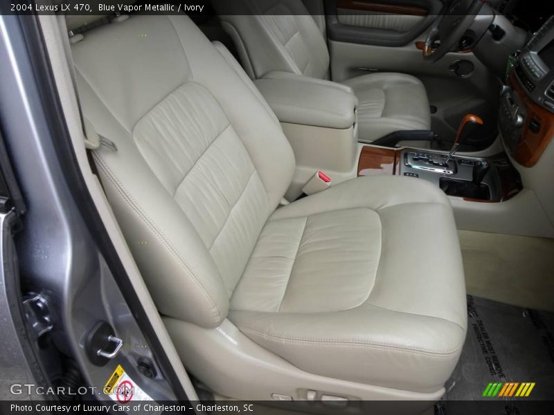 Blue Vapor Metallic / Ivory 2004 Lexus LX 470