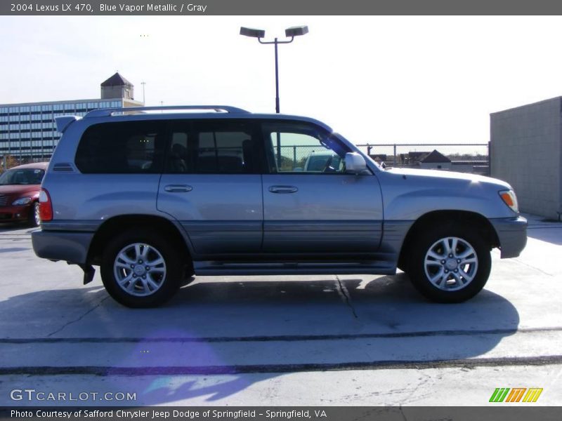 Blue Vapor Metallic / Gray 2004 Lexus LX 470