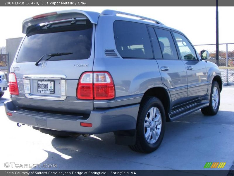 Blue Vapor Metallic / Gray 2004 Lexus LX 470