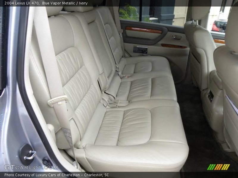 Blue Vapor Metallic / Ivory 2004 Lexus LX 470